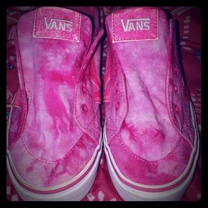 Kids pink sparkle Van's comes with laces